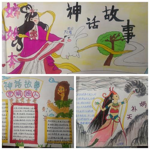 中国古代神话故事读书小报/