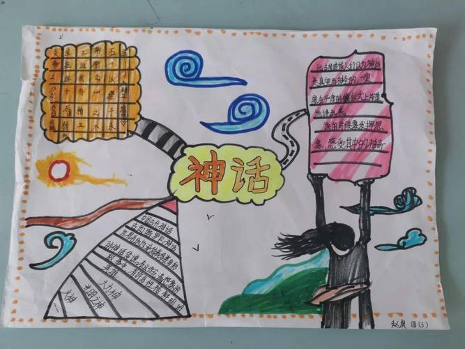 中国古代神话故事读书小报/