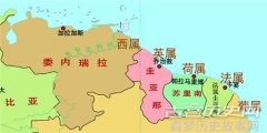 苏里南地理位置